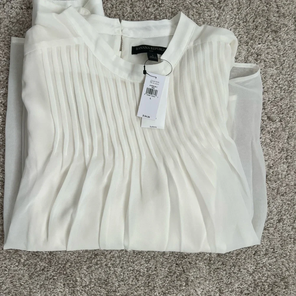NWT Large white blouse - Picture 1 of 8